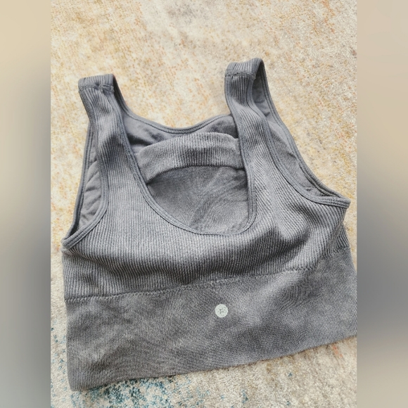 Harmony & Balance Stonewashed Gray Ribbed Set - Picture 5 of 14